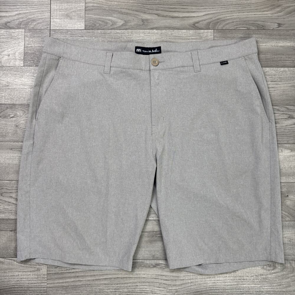 Travis Mathew Golf Beck Hybrid Shorts Stretch Beige sz 42